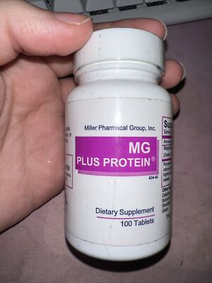 Miller Mg Plus Protein Magnesium 100 Tablets  exp 11/2026