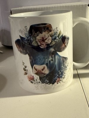 Moo Over I’m The Boss Cow Around Here Mug Funny Cow Gift