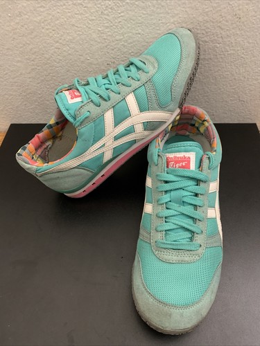 Asics Onitsuka Tiger Unisex Green Pink White Athletic Sneakers Sz 9 HN567 |  eBay