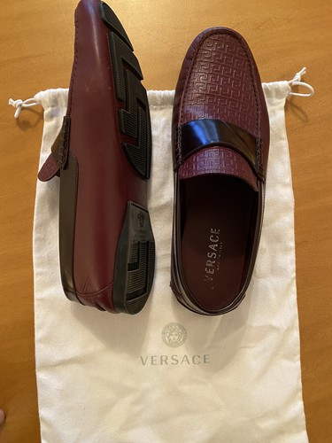 Image Mens Versace Driving Moccassins Loafers Shoes UK Size 11 EUR 45 Image Mens Versace Driving Moccassins Loafers Shoes UK Size 11 EUR 45