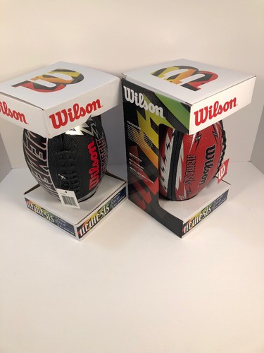 Wilson junior football NEMESIS AGE 9. Lot (2)