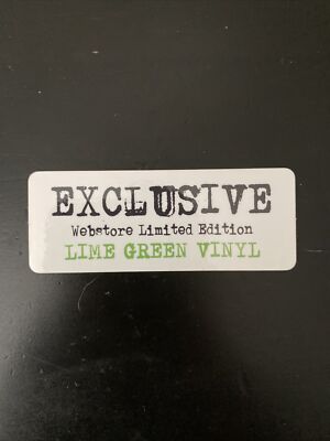 Replacement Hype Sticker for Lana Del Rey NFR! Lime Green Web Edition Vinyl
