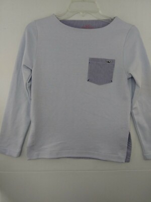 Vineyard Vines Girls Large Light Blue Fleece Sweatshirt w/ Pocket NWOT