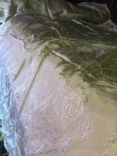 Vintage Burlington Mills Product Crown Tested Quality Ivory Off White Bedspread