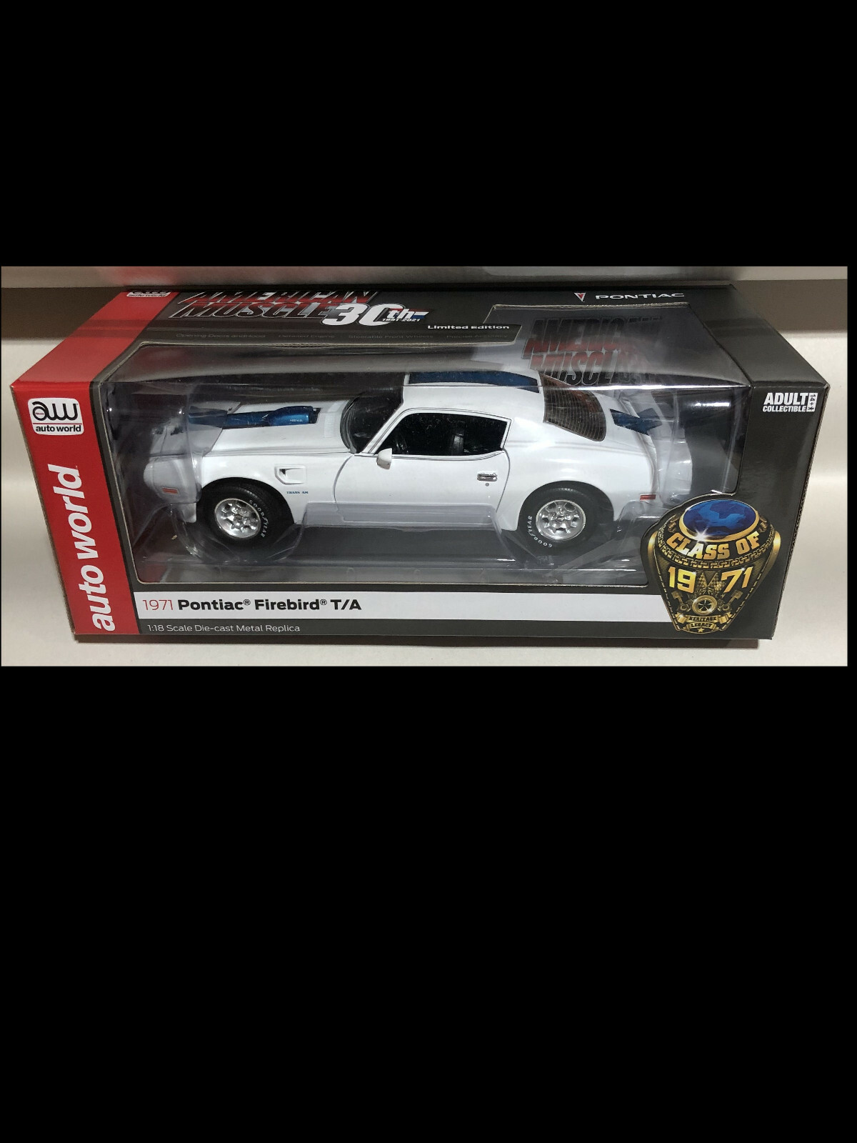 1971 Pontiac Trans Am White 1:18 Autoworld 1267 | eBay