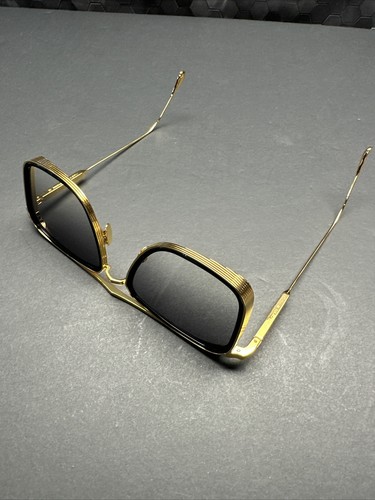 Pre-owned John Dalia Brad C100 55-18-145 Sunglasses In Gold And Black