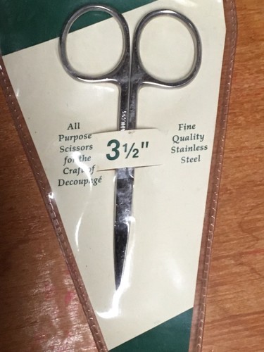 Back Street Scissors for Decoupage Straight Blade 30129