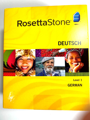 Rosetta Stone German/Deutsch Level 1 Version 3 Brand New