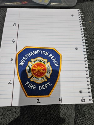 WESTHAMPTON BEACH FIRE DEPARTMENT PATCH SUFFOLK COUNTY NY LONG ISLAND