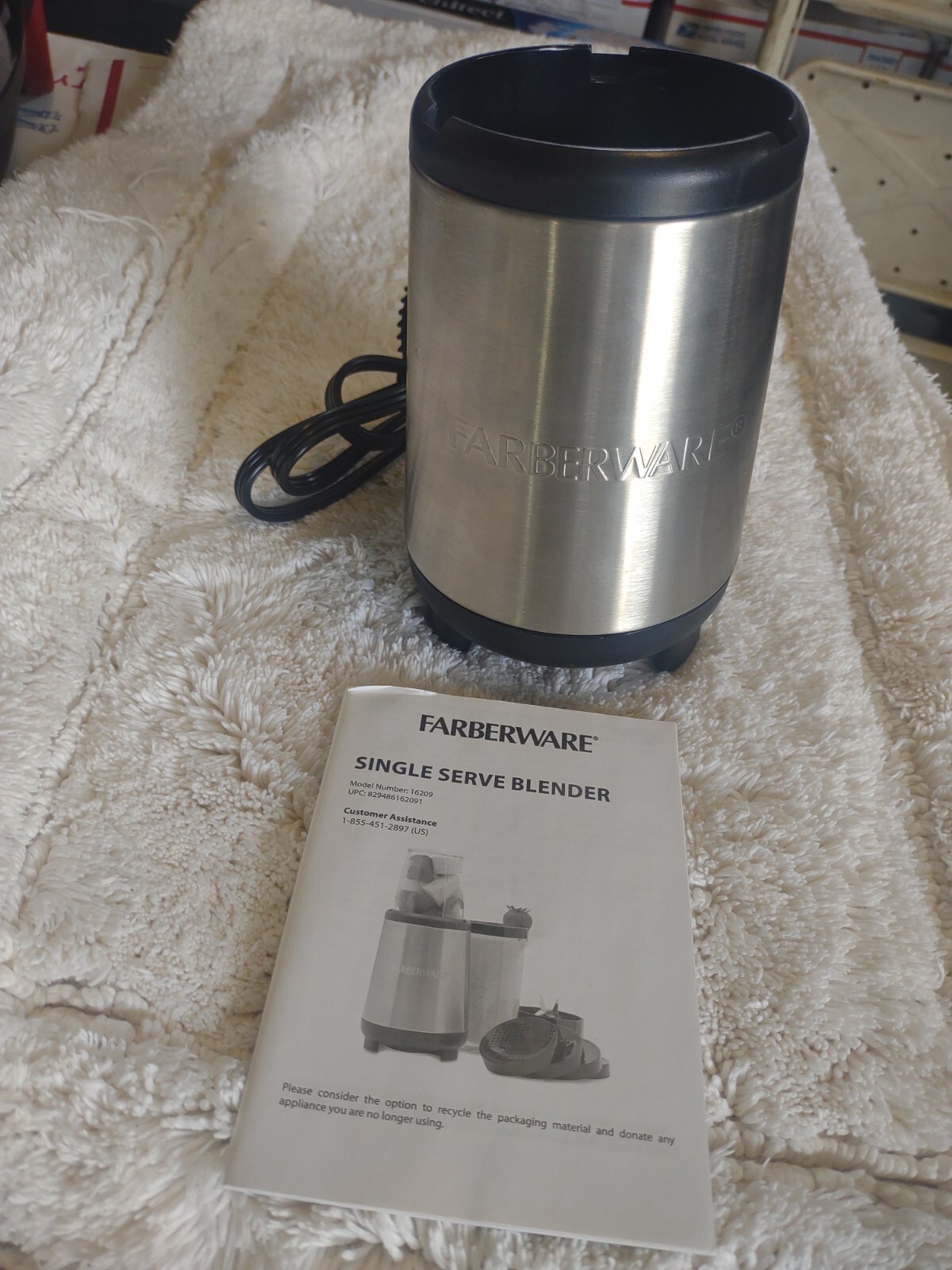 Farberware Blender Model 16209 Motor Base Replacement Part