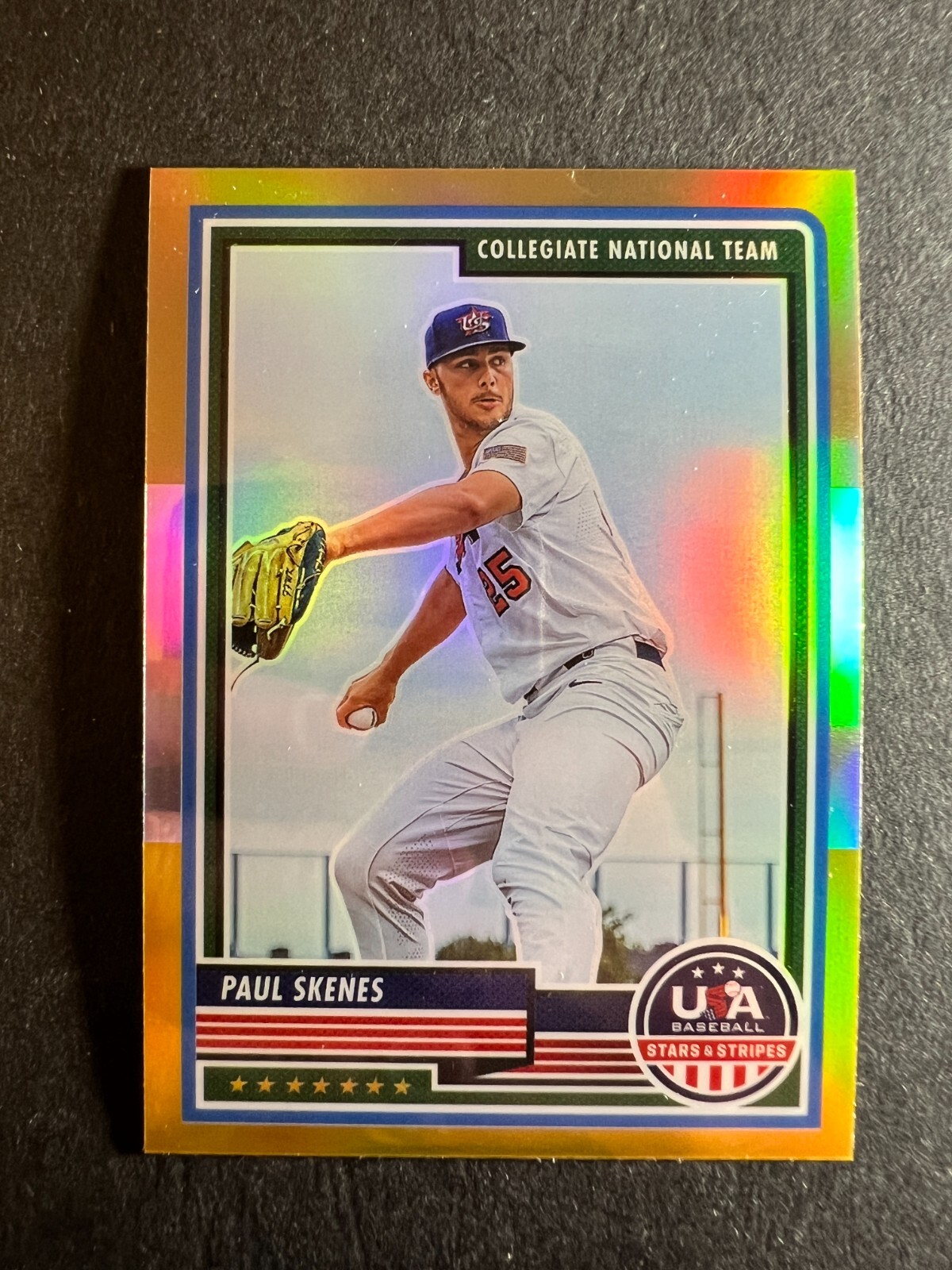 2023 Panini Stars & Stripes Paul Skenes #80 Bronze Silver