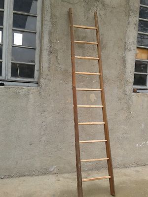 Scala In Corda Con Pioli In Legno, 2.04 Metri, 6 Pioli, Anelli Di Fissaggio In Metallo, Per Altalene E Casette
