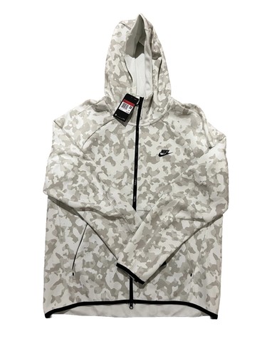 nike tech fleece hoodie white camo