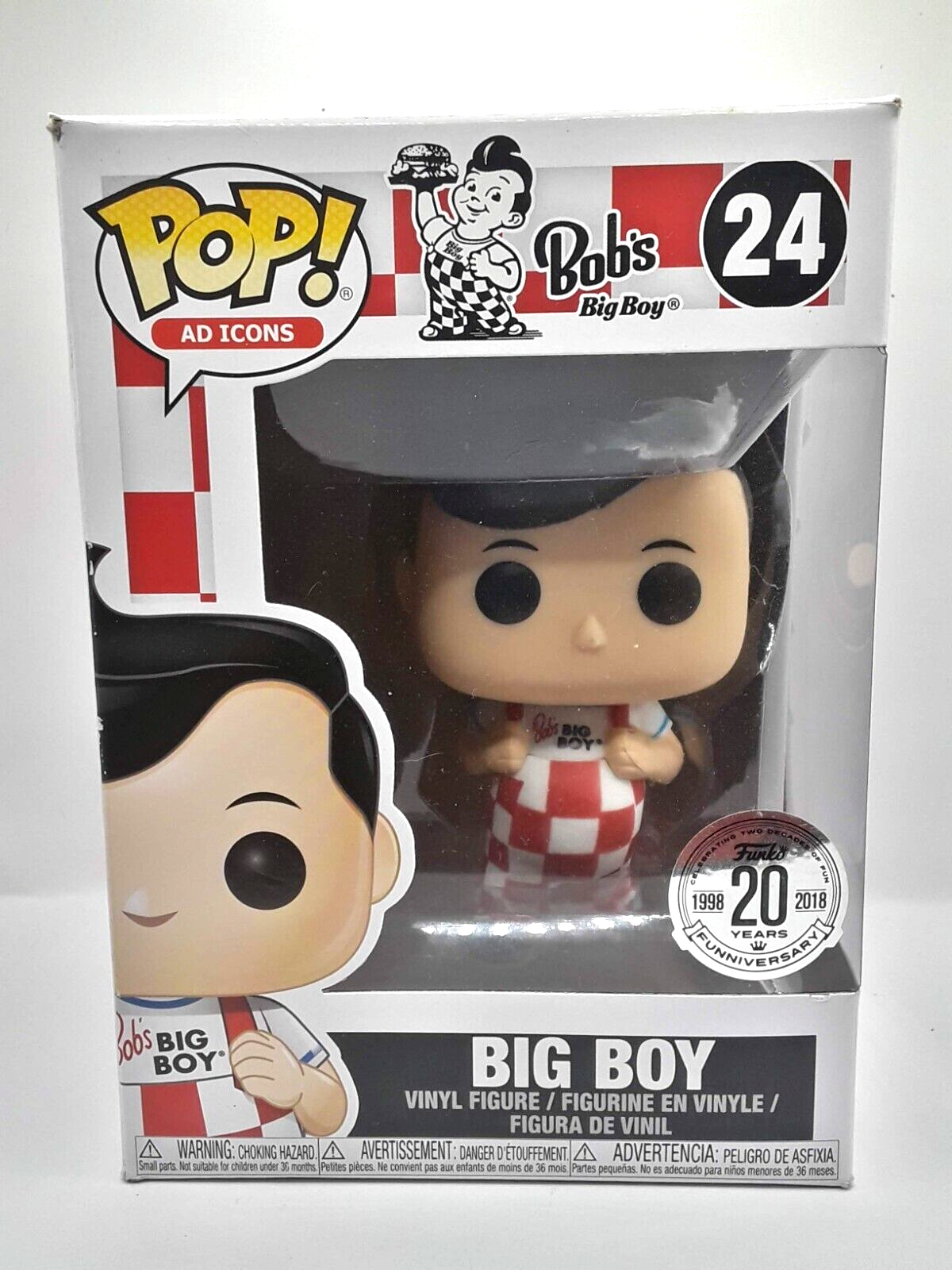 FUNKO POP! AD ICONS BIG BOY 24 Funko Funniversary Bobs Big
