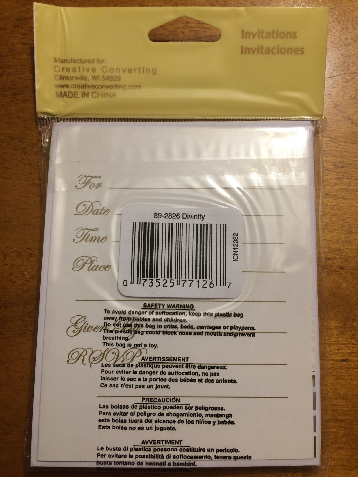 (48) Divinity Invitations 