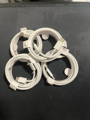 4x OEM APPLE USB-C To USB-C Charger For iPhone 15/15Pro/15Max (Type C)