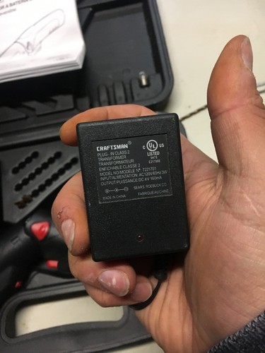 Craftsman 3.6v Brite Driver Dual Position Electric Screwdriver With Case