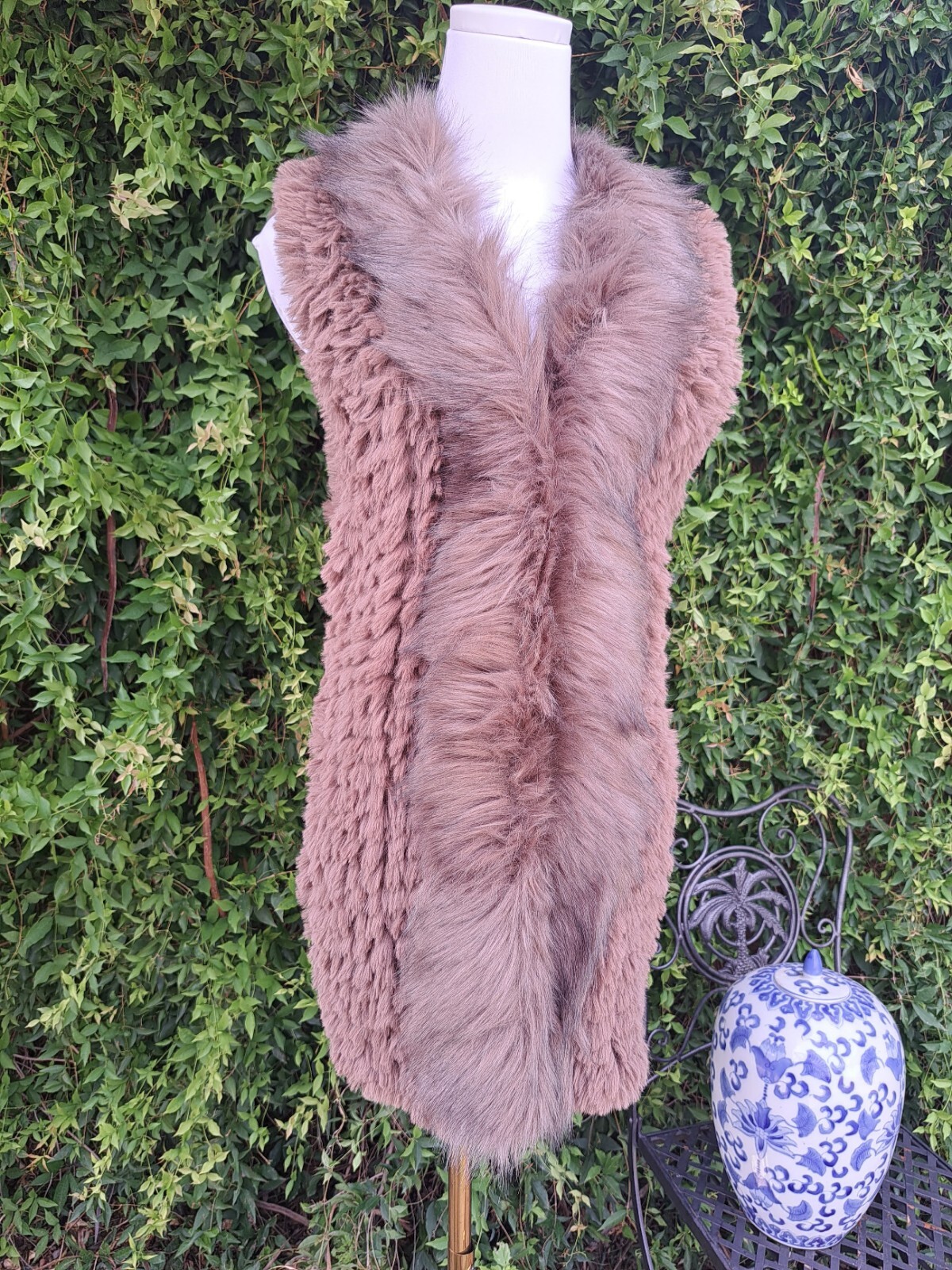 Sioni faux fur trim cape discount