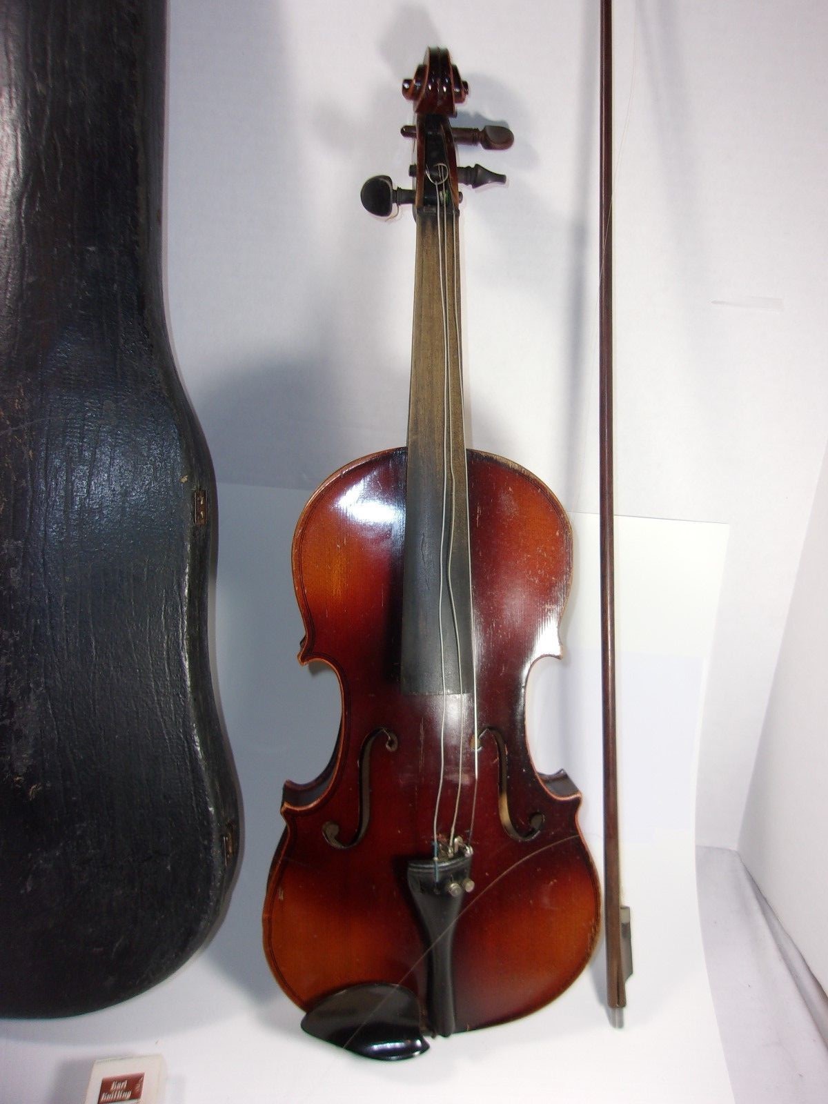 Vintage Antique Violin Stradivarius Copy Full-sized 4/4 with Case  T*