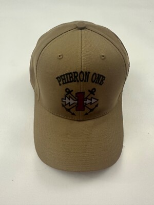 The Corps Phibron One CPR 1 Logo Beige Baseball Cap Hat One Size