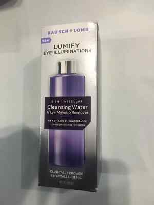 Bausch + Lomb Lumify Eye Illuminations 3 in 1 Micellar Cleansing Water 5.4 oz