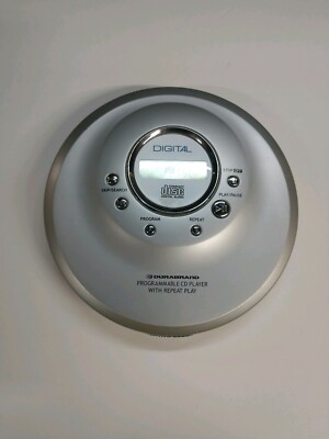 Durabrand Portable CD Player CD-56 Programmable Bass Boot Tested Clean.