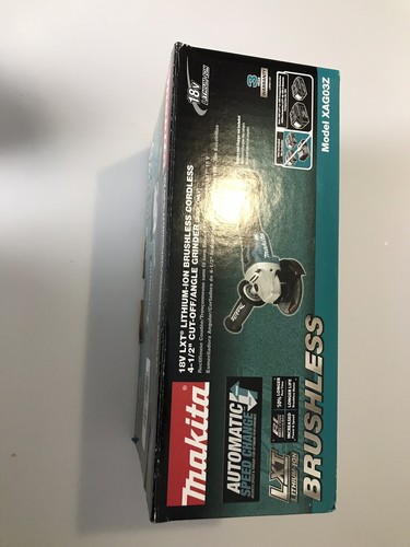 New Sealed Brushless Makita XAG03Z 4-1/2