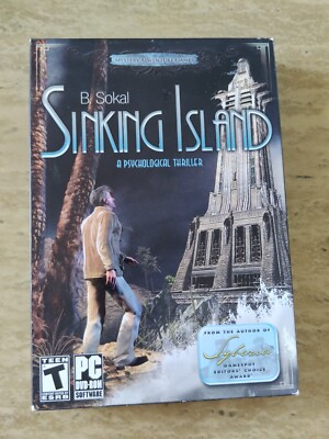 B. Sokal Sinking Island, Mystery Adventure Games PC CD- NEW Sealed