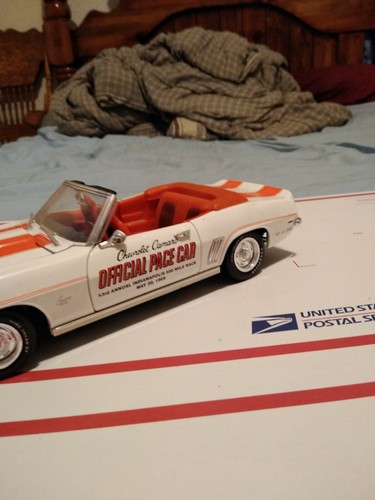 Model Motoring '69 Chevy Camaro Official Pace Car on Aurora Tjet Chassis in...