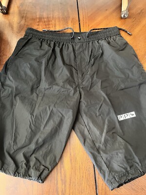 PAPER PLANES    BLACK POLYESTER PP SHORTS SIZE MEDIUM IMPOSSIBLE TO FIND  