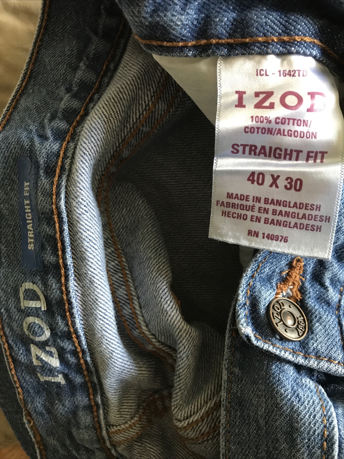 IZOD Mens Lot Jeans 40x30 Khakis 38x32 
