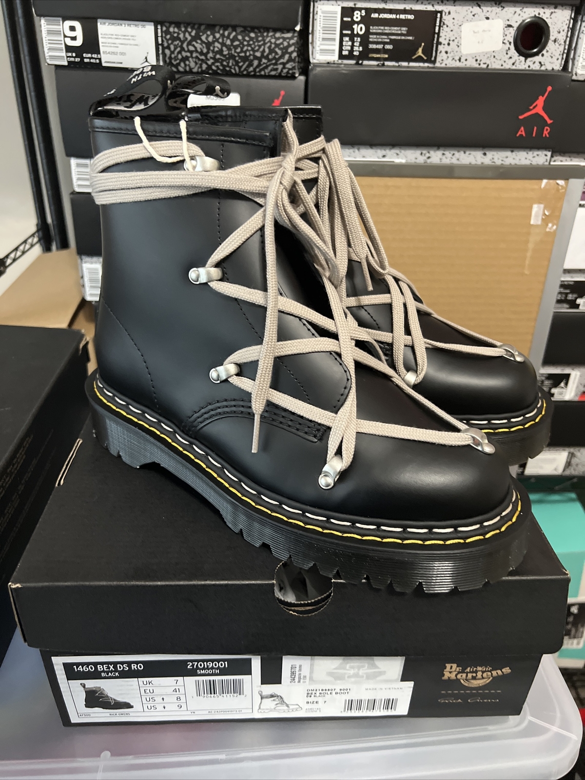 激安ブランド Rick 1460 owens dr.martens Dr. Martens Rick QUAD