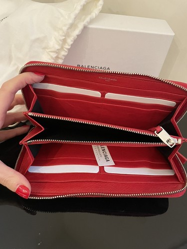 小物 BALENCIAGA Logo Leather Wallet On Strap BALENCIAGA Logo Leather Wallet On Strap