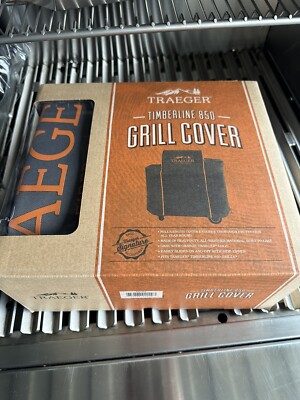 Traeger Grills Timberline 850 Full Length Grill Cover Gray BAC35