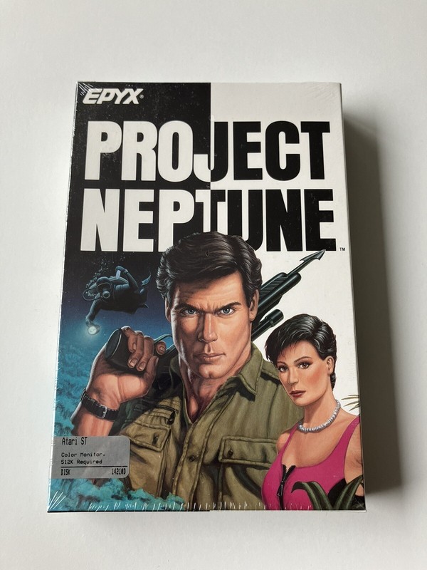 Bob Morane : Jeu VidéO Project Neptune Epyx Neuf Sous Blister Atari St