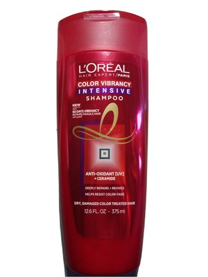 Loreal Elvive Shampoo Color Vibrancy Intensive Protection Color Damaged Hair NEW
