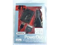 New Griffin PowerDuo Wall Car Charger Sync cable for Sansa e270 e280 30 pin e200