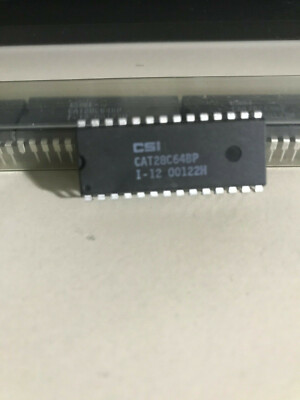 TWO (2) CSI  CAT28C64BPI-12 , 8Kx8 bits CMOS EEPROM, in a 28 PDIP ;