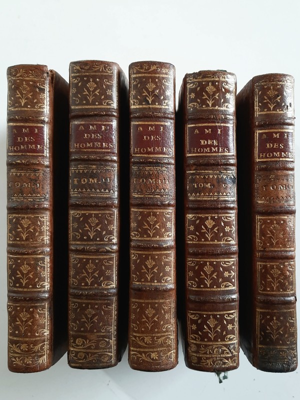 Comte De Mirabeau 1760 LâAmi Des Hommes, Tome 4 Manquant.  Economie Politique