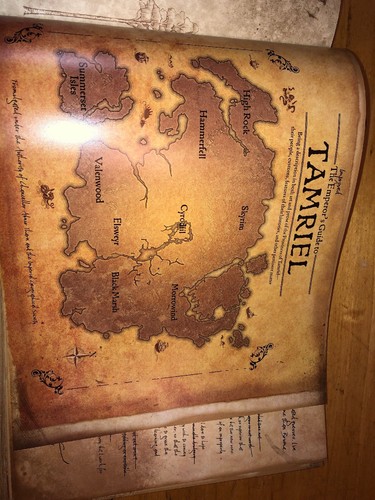 The Elder Scrolls Emperors Guide to Tamriel Art Book. Nice Shape