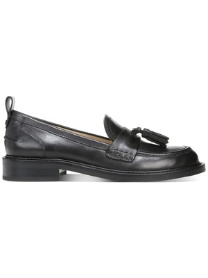 

SAM EDELMAN Женские кожаные лоферы без шнуровки Caylia черного цвета на блочном каблуке, размер 7,5 м, Черный, H8483L1