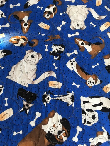 dog quilt handmade