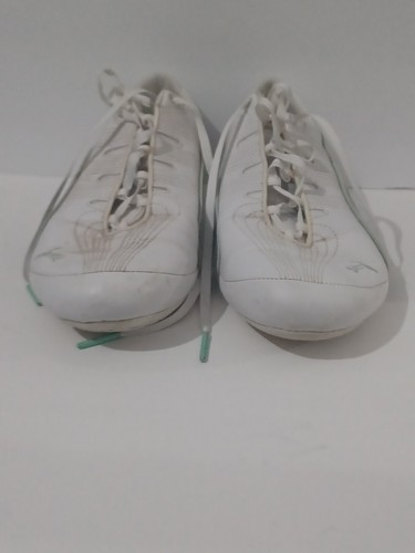 Puma 348273 06 Shoes Womens 7 White Navy Green Dance Cheer