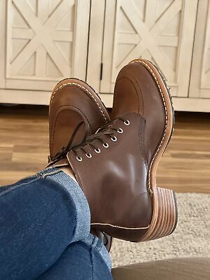 RED WING 866 PECOS Traction Tred 9” Pull On Leather Work