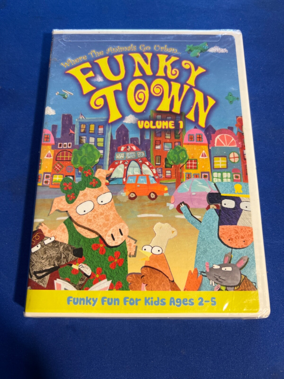 Funky Town Volume 1 (DVD) Funky Fun For Ages 2-5………NEW