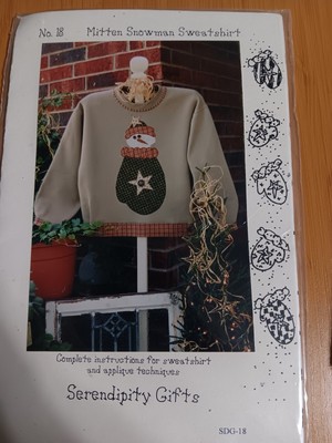 Serendipity Gifts, No 18 Mitten Snowman Sweatshirt