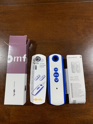 Somfy Telis 1 RTS Indoor Outdoor Patio Remote, 1-Channel water proof. (1810643)