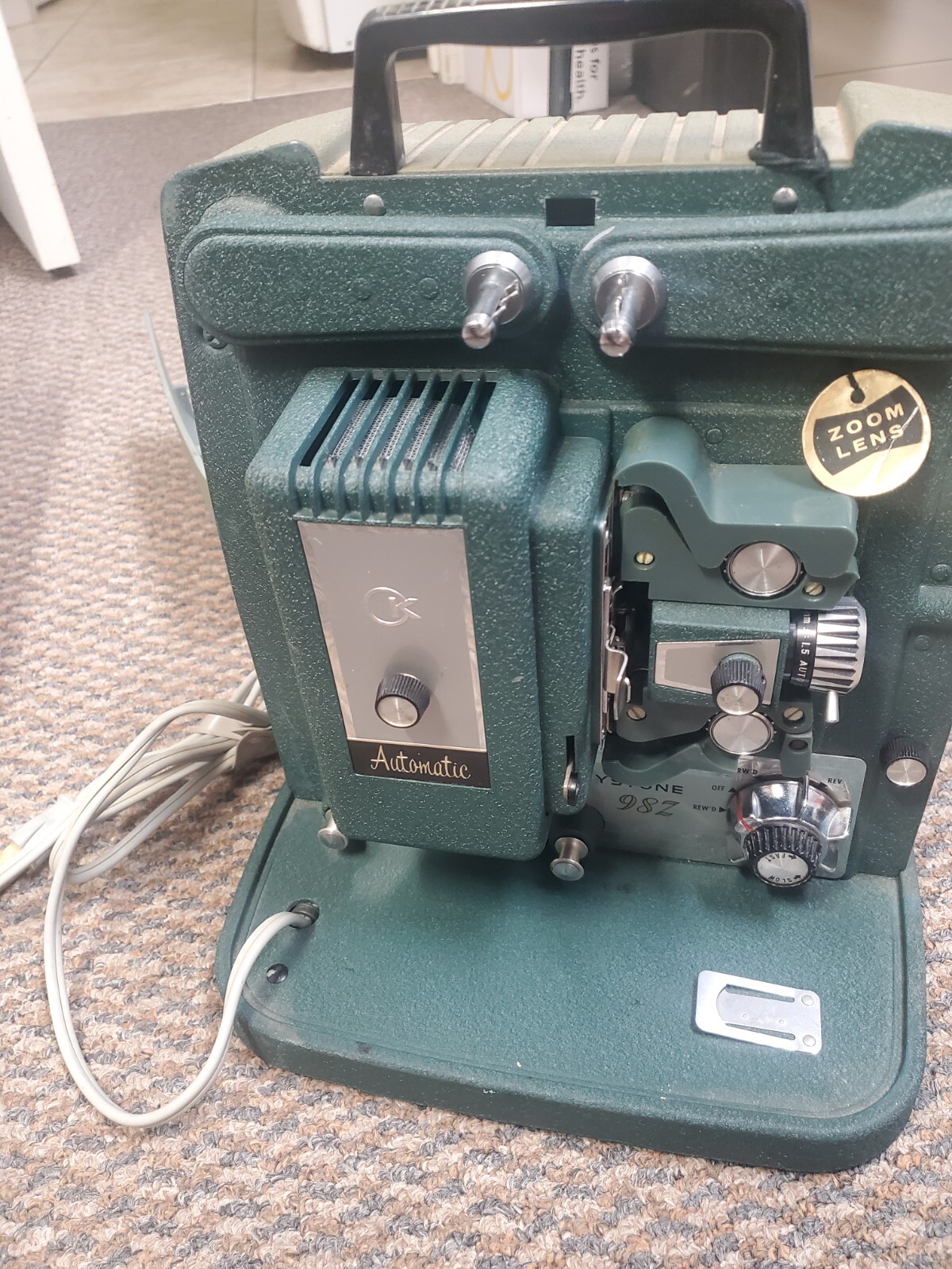 vintage automatic keystone 98z zoom lens 8mm movie projector | eBay