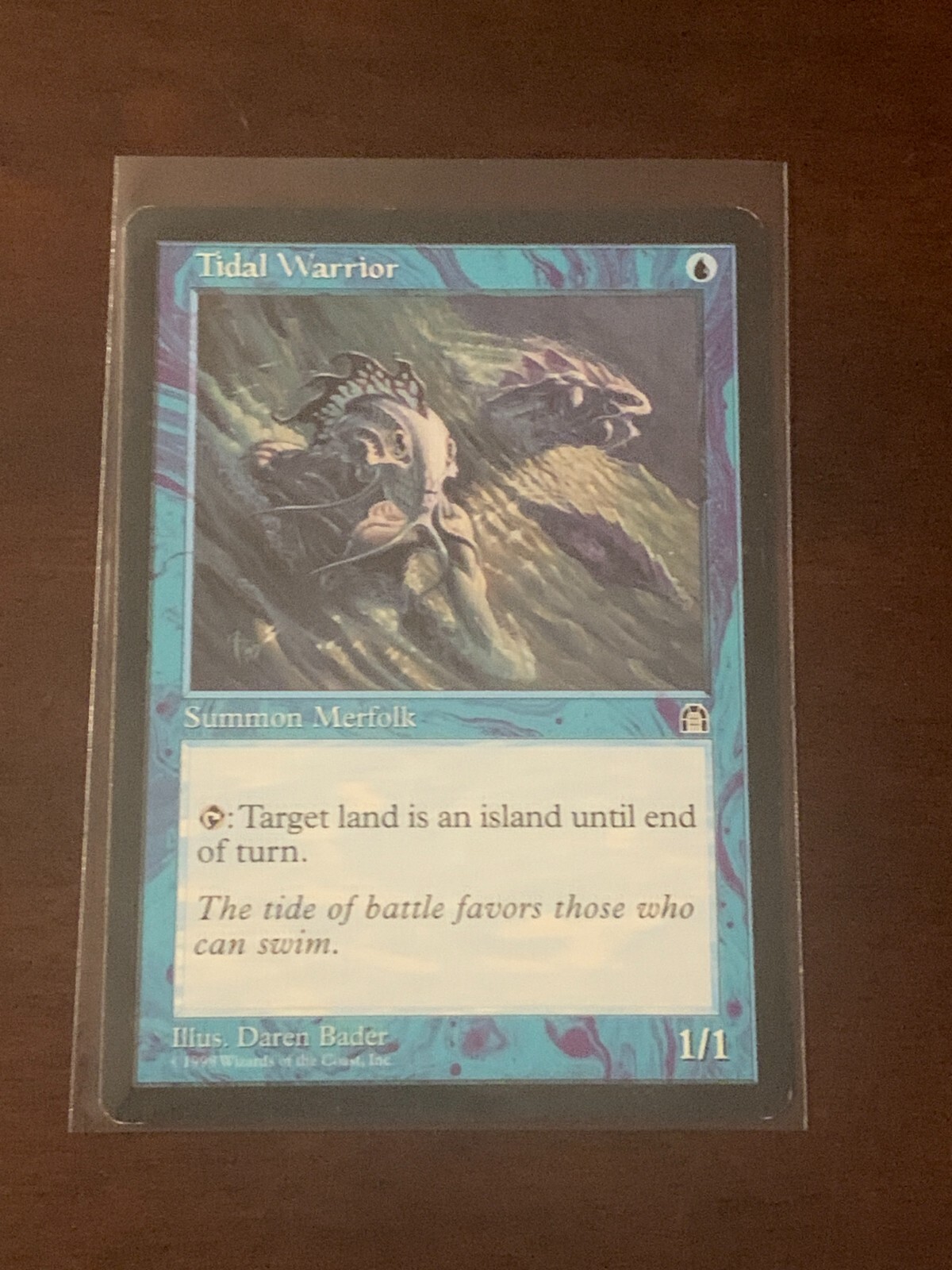 Magic the Gathering Stronghold Tidal Warrior | eBay