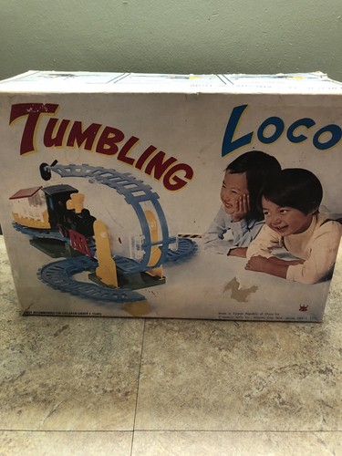Vintage 1970s Tumbling Loco Train Set Locomotive #2011 Complete, Engine Wont Run